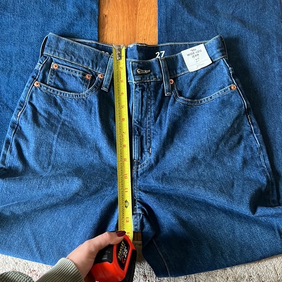 J.Crew High-rise '90s wide-leg jean in Antique Blue wash - Picture 8 of 8
